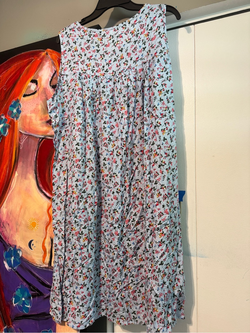 Brand New with Tags! Ultra-Soft Floral Modern Muumuu / House Dress - Picture 5 of 5